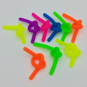 New Arrival Colored Big <b>Stretch</b> Rope Pull Noodles TPR Design Anti-Stress Decompression <b>Toys</b> Promotional for Kids Boys and Girls - Product Image 2