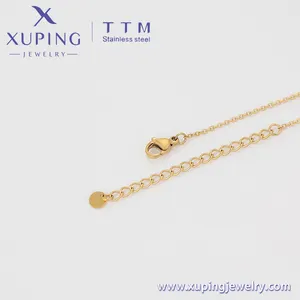 TTM-N170 Xuping senhoras jóias moda alta qualidade borboleta forma aço colar para as mulheres jóias