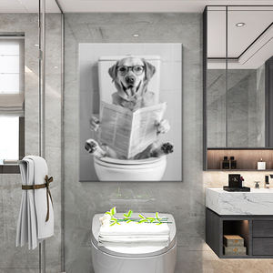 Quadro su Tela Senza Cornice <span class=keywords><strong>di</strong></span> Alta Qualità, Decorazione Murale per Bagno, Stampa Artistica <span class=keywords><strong>di</strong></span> Leone, Montagna, Mucca, <span class=keywords><strong>Cane</strong></span>, Dipinto <span class=keywords><strong>di</strong></span> Animali - Product Image 2