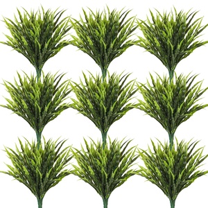 Vente en Gros Fleurs d'Eucalyptus Artificielles d'Extérieur, Arbustes de Buis Verts, Verdure en Plastique Écologique pour Pâques et Nouvel An - Product Image 5