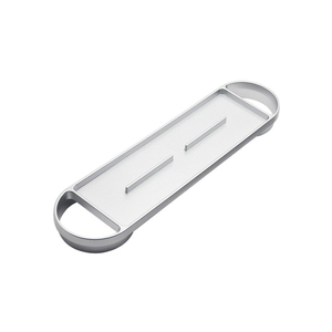 Boîte de gestion de câbles de bureau en plastique 85x345, plaque de couverture décorative ovale pour trous de câbles, accessoires de câblage pour bureau et ordinateur - Product Image 3