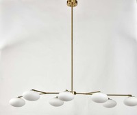 Lampu Gantung Chandelier Mewah Modern untuk Lobi Hotel, Ukuran Besar Custom untuk Dekorasi Interior