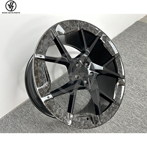 New Car Racing Forged Aluminum Alloy <b>Wheels</b> 20-24 Inch Forged Carbon Cover Black Finish Multi-<b>Spoke</b> Design for URUS - Product Image 6