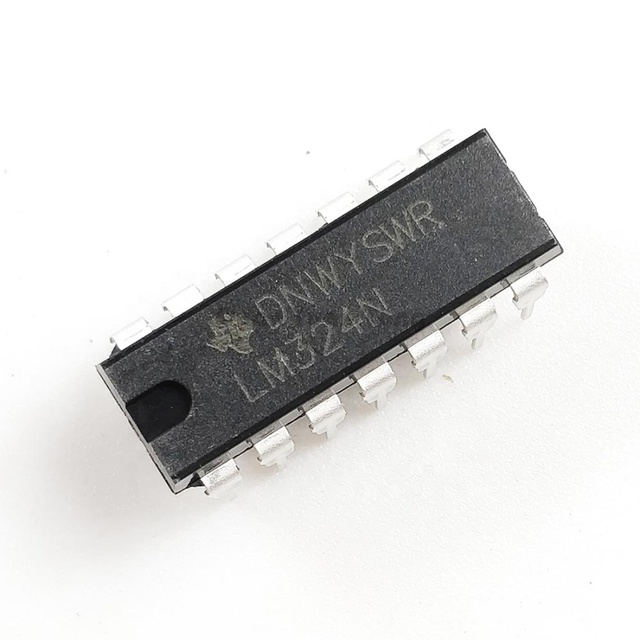 LM324 LM324N Dip14 Integrated Circuit IC OPAMP GP 4 CIRCUIT 14DIP  Ic Chip LM324N