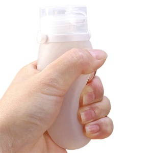 Kit de bouteilles de <span class=keywords><strong>voyage</strong></span> en silicone anti-fuite écologiques pour les voyages, ensemble de 4 bouteilles de <span class=keywords><strong>voyage</strong></span> en silicone - Product Image 3