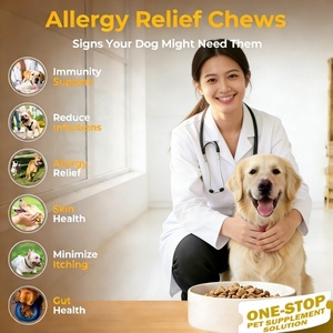 Suplemen Kunyah Anjing Label Pribadi Menyeimbangkan Nutrisi dan Meningkatkan Sistem Kekebalan Tubuh, Kunyah Anti Alergi untuk Semua Ras - Product Image 2