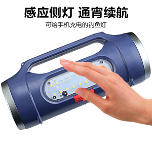 DaskFire Linterna de alta intensidad, foco portátil recargable con manivela LED de 10W para acampar y hacer senderismo - Product Image 4