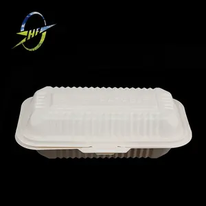 Caja biodegradable de comida caliente para llevar