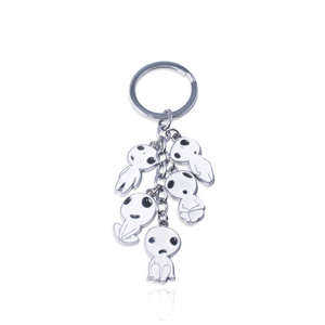 Llavero de Metal Kodama de Anime, Bonito y de Alta Calidad, para <span class=keywords><strong>los</strong></span> Fans, como Regalo - Product Image 1