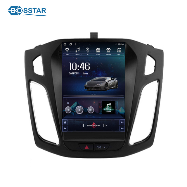 Android Car DVD Player for Ford Focus 2012-2017 Tesla Style Car Multimedia System Radio