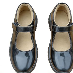 Zapatos de Tacón Grueso con Punta Cuadrada para Mujer, Estilo Mary Jane, Negros, de Goma, Sin Cordones, para Boda u Oficina, Disponibles en Todas las Temporadas - Product Image 5