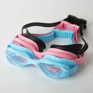 Factory Wholesale High Quality Black No Leaking Professional Competition Swimming Goggles