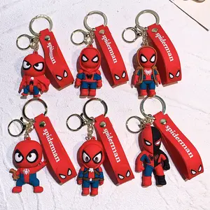 Custom Logo Embossed Debossed Rubber Soft PVC 3D 2D Print Promotional Key chains Keyring Personalized Customized PVC Key Chain