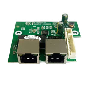 Module <span class=keywords><strong>de</strong></span> commutation réseau mini 3 ports, 2 ports <span class=keywords><strong>RJ45</strong></span> 100 Mbps et 1 port à connecteur <span class=keywords><strong>8</strong></span> broches, carte PCBA <span class=keywords><strong>de</strong></span> commutateur Ethernet pour composants <span class=keywords><strong>de</strong></span> machine - Product Image 3