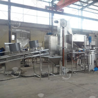 Ligne de production de houmous de haute qualité, largement utilisée, équipement de transformation de la pâte de pois chiches, machine à faire du houmous