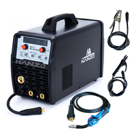 Machine à souder Hanzo homologuée CE, compatible OEM, 220 V, CO2, MAG, Flux Arc, 5 en 1, 200 A, soudeuses MIG