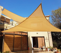 Voile d'ombrage rectangulaire grande taille en polyester imperméable pour gazebo extérieur, couleurs personnalisées, robuste, 10'x13' avec accessoires