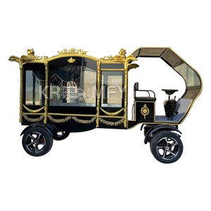 Cercueil funéraire électrique classique sans chevaux, neuf, pour transport funéraire à cheval ou à remorque électrique - Product Image 1