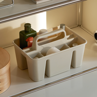 MONR Panier de rangement empilable en PP sans BPA, écologique, avec poignée, design moderne et minimaliste, pour bureau, papeterie et jouets