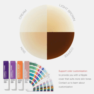 Penutup Puting Mulus Tidak Terlihat Payudara Silikon Perekat Tanpa Lem Matte Tahan Air - Product Image 3