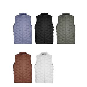 Giubbotto da <span class=keywords><strong>uomo</strong></span> di alta qualità a prova di vento da esterno <span class=keywords><strong>senza</strong></span> <span class=keywords><strong>maniche</strong></span> stile Casual con collo alto per l'inverno - Product Image 2