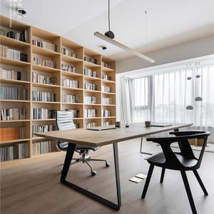 <span class=keywords><strong>Bureau</strong></span> informatique intégré sur mesure optimisant l'espace avec bibliothèque, étagères réglables en mélaminé, idéal pour petit <span class=keywords><strong>bureau</strong></span> à domicile ou coin d'étude - Product Image 3