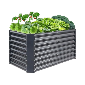 <span class=keywords><strong>Lit</strong></span> <span class=keywords><strong>de</strong></span> <span class=keywords><strong>jardin</strong></span> surélevé <span class=keywords><strong>gris</strong></span> direct 4x2x2ft boîtes <span class=keywords><strong>de</strong></span> jardinière à racines profondes galvanisées pour le jardinage en plein air écrous à oreilles fleurs <span class=keywords><strong>de</strong></span> sécurité - Product Image 1