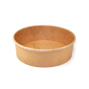 HAPPYPACK Bán Buôn Dùng Một Lần Tường Đơn PLA/PE <span class=keywords><strong>Kraft</strong></span> <span class=keywords><strong>Paper</strong></span> Salad Bowl Lấy Đi Hộp Tùy Chỉnh In Ấn Mẫu Miễn Phí - Product Image 2