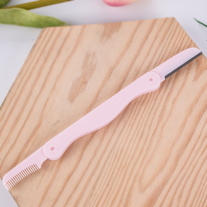 Cuchilla reemplazable <span class=keywords><strong>de</strong></span> lujo envuelta individualmente, afeitadora <span class=keywords><strong>de</strong></span> <span class=keywords><strong>cejas</strong></span> lisa con cuchilla extraíble - Product Image 4