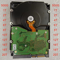 Hard Disk SATA Ungu 3.5 Inch Murah Tersedia 500GB 1TB 2TB 3TB 4TB 6TB 8TB HDD Rekondisi untuk Surveillance Desktop Laptop