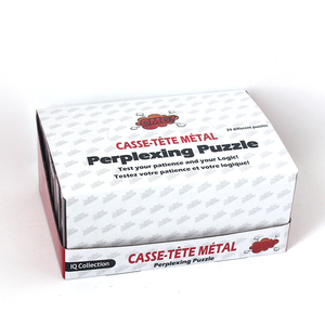 Classic 24/set Brain Toy Metal Wire bagging Puzzle rompicapo anelli magici Perplexing IQ Puzzle gioco intelligenza giocattoli - Product Image 6