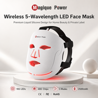 Masque LED Magique Power de qualité médicale 2026 à haute densité pour le visage entier, thérapie photonique par lumière rouge, masque facial à lumière rouge