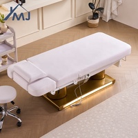 Esthéticienne Salon Tête Spa Lit de Beauté Électrique Table de Massage Facial Lit Cils Avec Moteurs