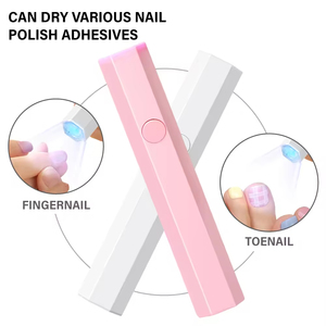 Lampe à ongles UV LED rechargeable par USB 3W, métallique, portable, mini, OEM/ODM - Product Image 6