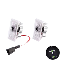 2024 nouveau modèle 3/Y/S/X LED porte bienvenue lumière verre projecteur étape et flaque lumières pour accessoires de porte intérieure automatique