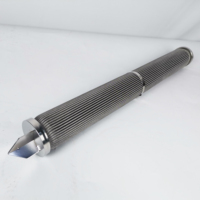 Élément filtrant de type bougie Deya SS Série L 10 pouces SS316L 5 µm Poudre frittée DOE pour l'éthanol