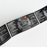 Autocollant en vinyle UV étanche personnalisé avec des autocollants de bouteille de produit de santé vitamine argent brillant