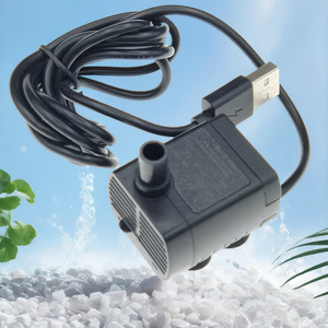 Mini Bomba de Agua 2415-12 5V DC Centrífuga Sin Escobillas USB Para Acuarios - Product Image 2