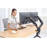 Nouveau Support de Moniteur Flexible Double (2, 3, 4, 6 Écrans) avec Bras à Ressort à Gaz pour Ordinateurs et Ordinateurs Portables