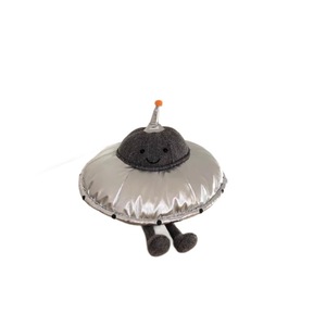 Peluche UFO 2026 UK JC Versione Alta 30cm, con base ponderata, a forma di piatto simmetrico, morbido al tatto, della serie Space, in cotone PP lavabile - Product Image 6