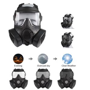 Écran facial de protection complet pour les jeux tactiques en plein air Certifié CE <span class=keywords><strong>Masque</strong></span> profilé de paintball coupe-vent - Product Image 2