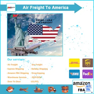 Frete aéreo Cargo Express Inspeção de Qualidade Poste Transporte Porta a Porta China para EUA Canadá Reino Unido Espanha Amazonr Fba Transporte