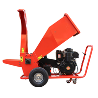 Broyeur de bois à moteur à essence Loncin/Ducar 15HP homologué CE TUV pour usage domestique, lames de broyeur, broyeur de bois