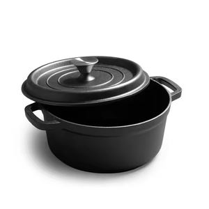 Casseroles en gros d'usine 10/14/20/22/24/26/<span class=keywords><strong>28</strong></span>/32/40 <span class=keywords><strong>cm</strong></span> casserole marmite non revêtue profonde mini casserole en <span class=keywords><strong>fonte</strong></span> antiadhésive - Product Image 5