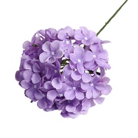Arreglo de Pared de Flores Artificiales de Hortensias de Tela de Seda Grandes para Bodas, Estilo Monet, 50 Piezas, Tamaño Personalizado