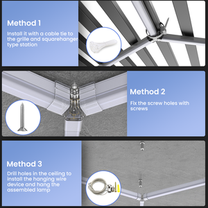 Lumière en nid d'abeille hexagonale pour les magasins de proximité et les supermarchés, luminaires de plafond LED pour les zones de shopping quotidiennes - Product Image 5