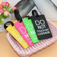 Étiquette de bagage personnalisée tendance en PVC pour voyage, avec logo et motif lettres par sublimation, vente en gros usine