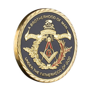 Confraternita dell'uomo sotto <span class=keywords><strong>la</strong></span> paternità di dio oro placcato moneta commemorativa unita - Product Image 5