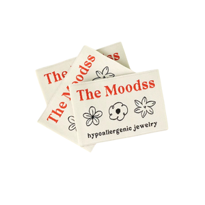 Etichette in tessuto damascato ad alta densità con logo personalizzato per <span class=keywords><strong>abbigliamento</strong></span> da cucire in poliestere con marchi personalizzati - Product Image 3