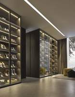Armoire d'angle moderne YK pour dressing, style italien, meuble de rangement DIY pour appartement, idéal pour le rangement des vêtements